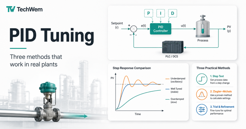 PID Tuning: Three Methods That Work in Real Plants