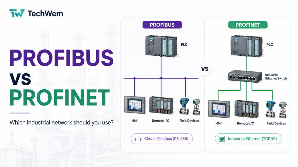 PROFIBUS vs PROFINET: Which Industrial Network Protocol Should You Use?