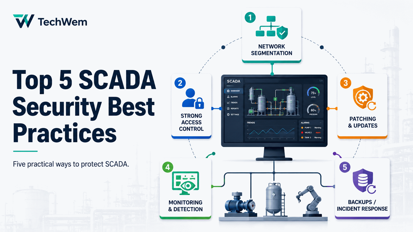 Top 5 SCADA Security Best Practices - Techwem